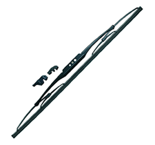 Wiper blade W12/25/38 RP 355mm Ru/St ZP/PtdBlk