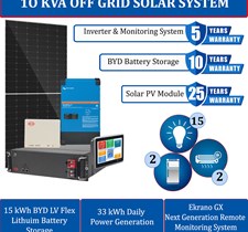 10 KVA Off grid solar system