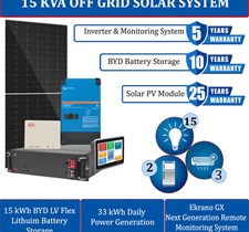 15 KVA Off-Grid Solar System